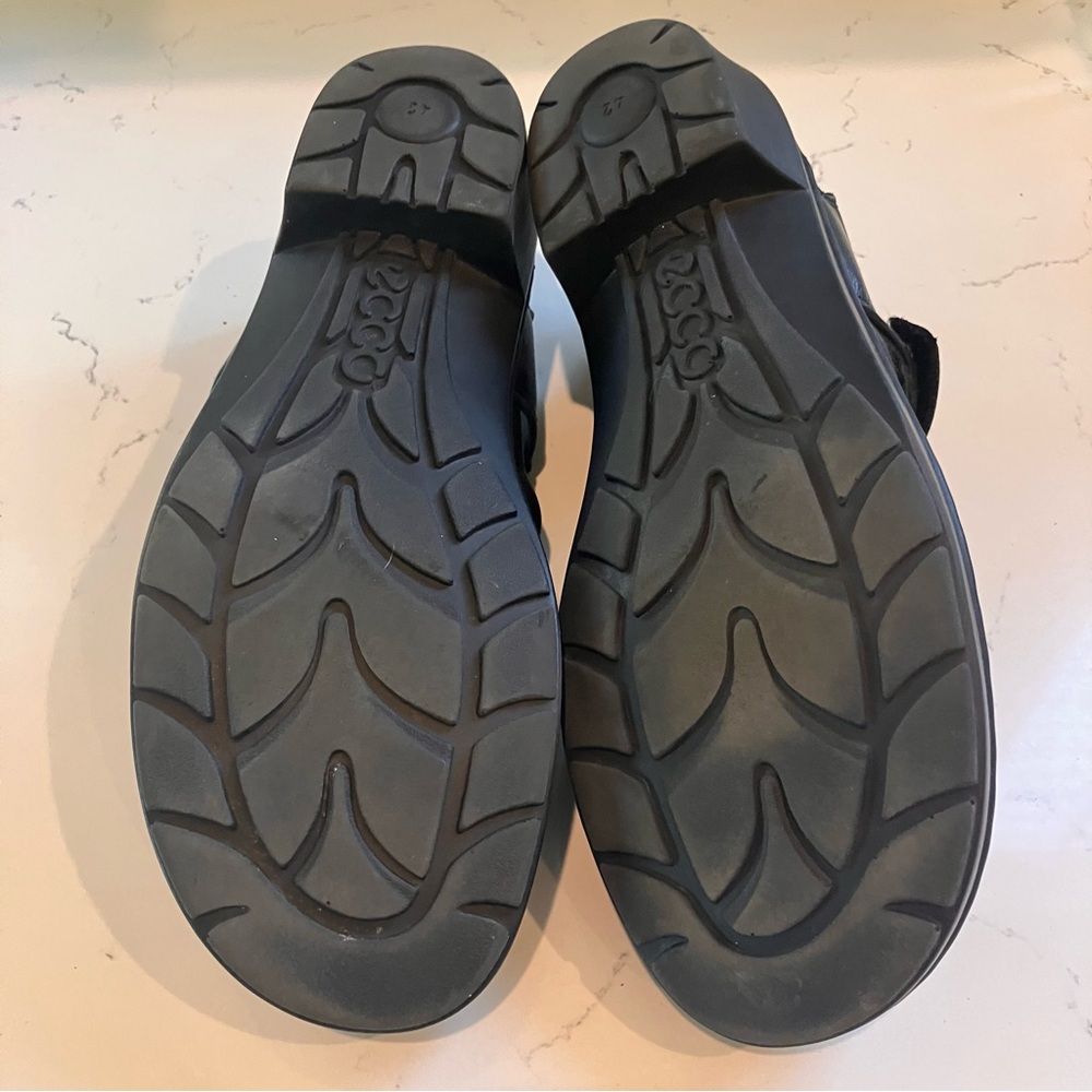 ECCO Women's Mary Jane Slingback Comfort Shoes Black Leather 42 (US 11) - Picture 10 of 12